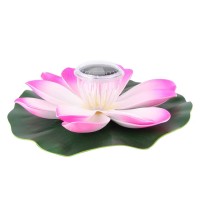 Fdit Solar Pond Lights, 7 Color Changing Led Light Solar Floating Lights Swimming Pool Pond Floating Decoration (Pink)