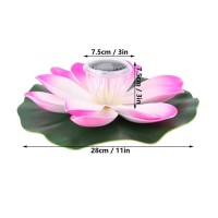 Fdit Solar Pond Lights, 7 Color Changing Led Light Solar Floating Lights Swimming Pool Pond Floating Decoration (Pink)