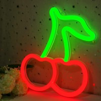 cherry neon sign