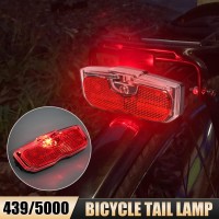 Greceyou Bike Tail Light Bicycle Rear Reflector Tail Light For Luggage Rack Aluminum Alloy Reflective Taillight 80Mm Screw Mou