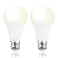 U4Glory Radar Motion Sensor Light Bulbs Outdoor- A21 E26 Base 15W(100W Equivalent) 1500Lm, Motion Sensor Bulb Dusk To Dawn Photocell Sensor Auto On/Off For Front Door, Garden, Yard(2Pack) (3000K)