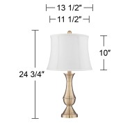 Regency Hill Becky Traditional Table Lamps 24 3/4