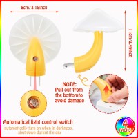 Honoson 4 Pieces Mushroom Night Light Led Night Light Plug In Lamp 7 Color Magic Mini Pretty Mushroom Shaped Night Lights Adults