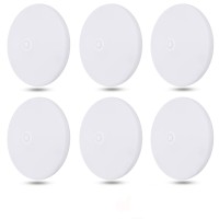 Facon 412 Led Rv Puck Light 6Packs Slim Surface Mount Ceiling Dome Light With Switch 12V Dc Interior Light For Rv Camper