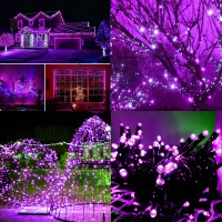 Twinkle Star 300 Led Halloween Fairy String Lights 99 Ft Outdoor Light Plug In With 8 Lighting Mode Waterproof Black Wire Mini