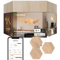 Nanoleaf Elements Wood Look Hexagons Expansion Pack 3 Panel