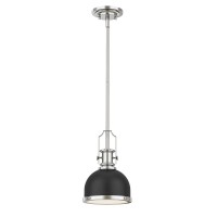 Gzbtech Black Dome Pendant Light Fixtures,Modern Hanging Light Over Kitchen Table,Industrial Ceiling Pendant Lighting For Kitchen Island Dining Room Foyer Hallway