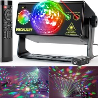 Disco Lights Party Lights Caivimvn Strobe Light Sound Activated Led Dj Lights Multiple Patterns With Remote Control For Parties