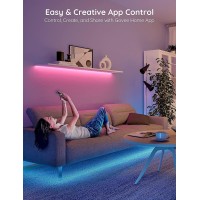 Govee Rgb Led Strip Lights, 16.4Ft Bluetooth Led Lights With App Control, 64 Scenes And Music Sync, Led Lights For Bedroom, Living Room, Kitchen, Party, Color Changing Light Strip For Decor