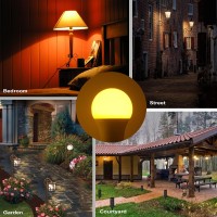 U4Glory Amber Led Yellow Light Bulb - A21 E26 Medium Base 15W(100W Equivalent) 1500Lm, 2200K Soft Amber Glow Led Bulbs Perfect For Outdoor, Indoor, Ranch, Porch, Patio, Garden