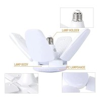 Spotlight Fan Type 4 Blades Led Luminaire 60W Bright Adjustable Cool White