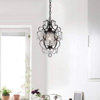 Raymalux Plug In Chandelier Mini Bronze Chandelier Iron Ceiling Light Fixture For Bedroom,Living Room,Dining Room