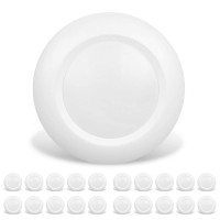 Jullison 20 Packs 4 Inch Led Low Profile Recessed & Surface Mount Disk Light, Round, 10W, 600 Lumens, 4000K Cool White, Cri80, Dob Design, Dimmable, Etl Listed, White ?