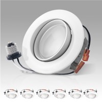 Asd Gimbal Retrofit 4 Inch Led Recessed Lights Led Can Lights 10W 85W Replacement 740 Lm Dimmable Ceiling Led Lights 5000K