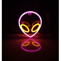 3 Pcs Neon Signs,Led Neon Light Signs For Wall Decoration,Led Alien Moon Planet Neon Lights For Bedroom,Party,Birthday,Christmas,Wedding,Bar