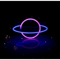 3 Pcs Neon Signs,Led Neon Light Signs For Wall Decoration,Led Alien Moon Planet Neon Lights For Bedroom,Party,Birthday,Christmas,Wedding,Bar