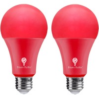 Bluex Bulbs Led A21 Red Light Bulbs - 15W (120W Equivalent), E26 Base, 2 Count, 1200 Lumen - Party Decoration, Porch, Home, Holiday Lighting, Decorative Illumination