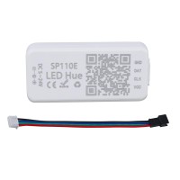 Ws2811 Controller, Sp110E Addressable Led Bluetooth Ws2812B Controller 5V-24V, Ios/Android App Wireless Remote Control, Pixel Light Controller For Ws2812 Sk6812 Sk6812Rgbw Dream Color Rgb Strip Lights