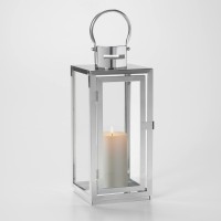 Smart Living 84130 Daphne Lantern, Stainless Steel