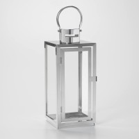 Smart Living 84130 Daphne Lantern, Stainless Steel