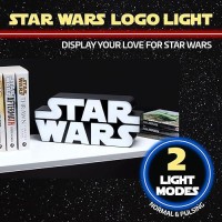 Paladone Star Wars Logo Light Wall Mountable And Freestanding Officially Licensed Merchandise