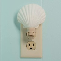 Sea Shell Light Seashell Night Light Plug In Manual 1 Pc White Clam Sea Shell Night Light Shell Beach Night Light Plug In