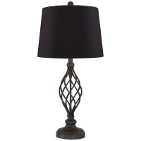 Franklin Iron Works Annie Modern Industrial Table Lamps 28