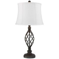 Franklin Iron Works Annie Modern Industrial Table Lamps 28