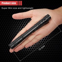 Honoson 4 Pieces Uv Black Light Flashlight Small Blacklight Flashlights Pen Lights For Leak Pet Urine Hotel Inspection Dry St