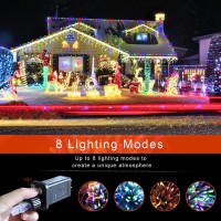 Puhong Christmas Decorations Star Lights, 320 Led Christmas Tree Lights Outdoor,16.4Ft String Lights 8 Memory Modes With 14