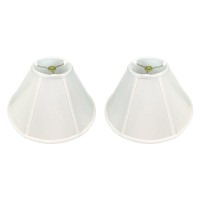 Royal Designs, Inc. Empire Lamp Shade, Bs-706-14Wh-2, White, 5 X 14 X 9.5, Set Of 2