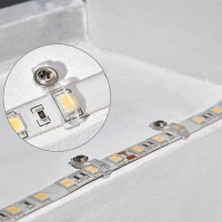 Mmsd 100 Pack Led Strip Light Mounting Brackets Strip Light Holder With 102 Screws Suit For 10Mm Wide Waterproof Strip Light