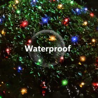 Solar Net Christmas Lights Colorful 192 Led Net Lights Outdoor Mesh Lights Waterproof 8 Modes Solar Powered String Lights For