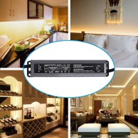 Anytiti Led Driver,Led Power Supply Ip67 Waterproof Output 30W Dc12V 2.5A 3-Prong Plug 4.5Feet (12V 30W)