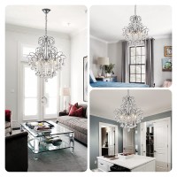 Wuzups Crystal Chandelier 5Light Pendant Ceiling Light Modern Lighting Fixture For Bedroom Hallway Bar Kitchen Bathroom H 226