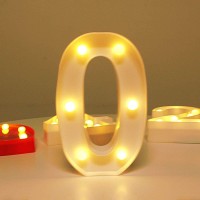 Viti Light Up Numbers, Led Light Up Number Sign Night Light For Wall Decor, Light Up Letters Wedding/Birthday Party Battery Powered Christmas Decoration Numbers Lights (0)