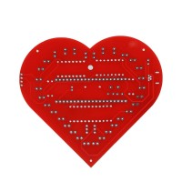 Electronic Heart-Shaped Light Module Circuit Board Kit