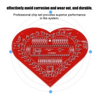 Electronic Heart-Shaped Light Module Circuit Board Kit