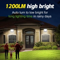 Lightonight Solar Lights Outdoor 6500K Cool White Solar Flood Lights Waterproof Dusk To Dawn Solar Powered Security Spot Lights