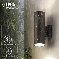 Xingguang Mingren Waterproof Outdoor Wall Lamp 14W Led Cylinder Up Down Wall Light 1400 Lm 2700K Ip65 Matte White Aluminum Cyl