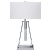 Night Light With Crystal Tube, Table Lamp Integrated Led(D0102Hgethg)