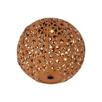 Kynast Garden Led Solar Metal Garden Ball Rust Look Diameter 20 Cm Warm White