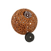 Kynast Garden Led Solar Metal Garden Ball Rust Look Diameter 20 Cm Warm White