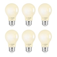 Sigalux Dimmable E26 Led Light Bulb 60 Watt Equivalent, Energy Star Certified Daylight 5000K Led Filament Bulb, A19 Led Edison Vintage Antique Frosted Bulbs With Medium Base, 800Lm, Ul Listed, 6 Pack