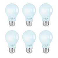 Dimmable E26 Led Light Bulb 60 Watt Equivalent, Sigalux Energy Star Certified Daylight 5000K Led Filament Bulbs, A19 Led Edison Vintage Antique Frosted Bulbs With Medium Base, 800Lm, Ul Listed, 6 Pack