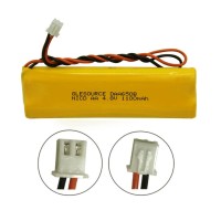 Glesource 4.8V 1100Mah Emergency Lighting Battery Replaces With Lithonia D-Aa650Bx4 Unitech Dual-Lite 0120859 Ni-Cd Aa 650Mah 4.8V Ejw-Ni-Cad 800Mah Byd D-Aa650B-4 Exit Sign Emergency Light(4 Pack)