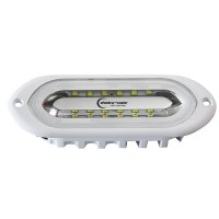 Shadowcaster Marine Lighting Scmslfccwh Shadowcaster Scmsl Series Flush Mount Spreader Light White Housing Fullcolor