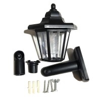 Wysrj 2 Pack Solar Wall Lantern Vintage Waterproof Solar Wall Lamp Outdoor Led Light Fixture With Wall Mount Kit For Home With No Wiring Required