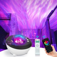 Galaxy Projector Star Projector For Bedroom Aurora Projector With Smart App Remote Control White Noise Bluetooth Speaker Ni