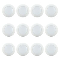 Orein Disk Light Flush Mount Downlight 12Pack Ul Energy Star Certified 1050Lm Recessed Retrofit Ceiling Lights 5000K 15W120W